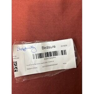 Bedsure Collections Burgundy Waffle Duvet Cover Set Cotton Blend New